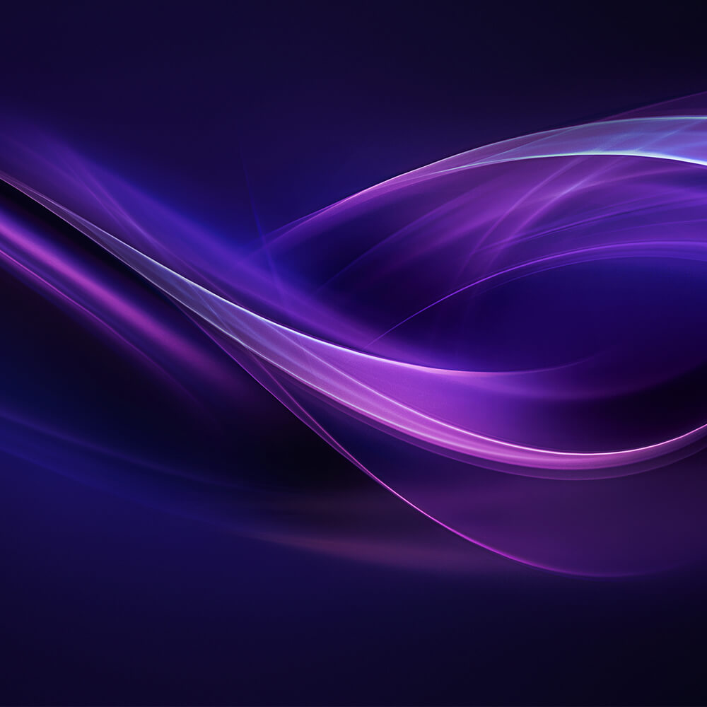 Abstract dark purple and blue digital wave texture representing global data flow.
