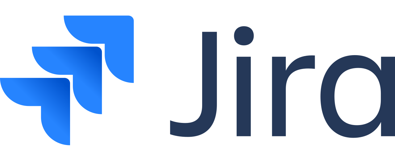 Jira logo for project tracking and issue management.