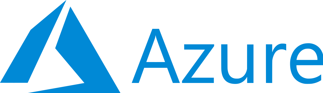 Microsoft Azure logo for enterprise cloud solutions.